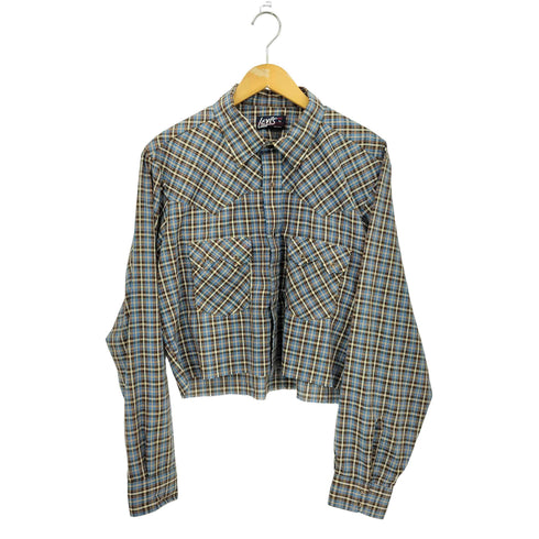 リーバイス Levis 70S 青タグ ボックスシルエット L/S ウエスタンシャツ メンズ import:XL