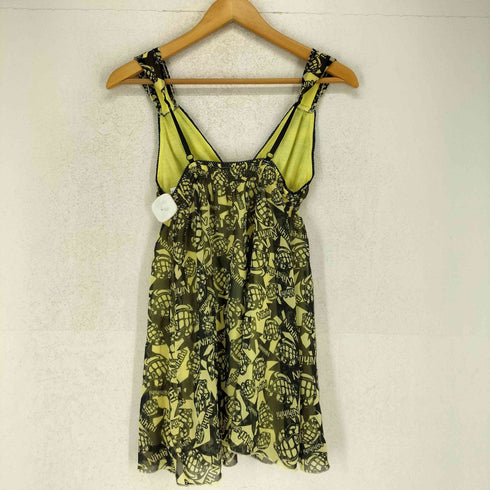 グラッドニュース GLAD NEWS 総柄 ミニワンピース 平成 Y2K レディース R