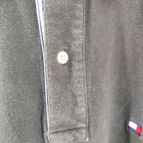 トミーヒルフィガー TOMMY HILFIGER ロゴ刺繍 半袖 ポロシャツ メンズ import:XL