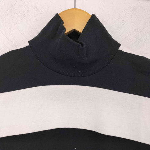 ジョンローレンスサリバン JOHN LAWRENCE SULLIVAN ボーダーハイネックTシャツ メンズ JPN:M