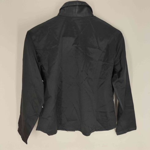 ゲスジーンズ GUESS JEANS 90S 香港製 スナップボタン サテン 開襟 オープンカラー L/S シャツ レディース import:XL