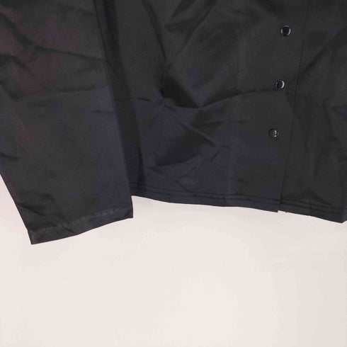 ゲスジーンズ GUESS JEANS 90S 香港製 スナップボタン サテン 開襟 オープンカラー L/S シャツ レディース import:XL