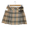 バーバリーブルーレーベル BURBERRY BLUE LABEL ノヴァチェックウールラップスカート レディース 38