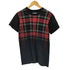 ジョンローレンスサリバン JOHN LAWRENCE SULLIVAN チェック切替 半袖 クルーネック Tシャツ メンズ JPN:S
