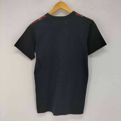 ジョンローレンスサリバン JOHN LAWRENCE SULLIVAN チェック切替 半袖 クルーネック Tシャツ メンズ JPN:S