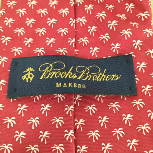 ブルックスブラザーズ BROOKS BROTHERS パームツリー シルクネクタイ メンズ