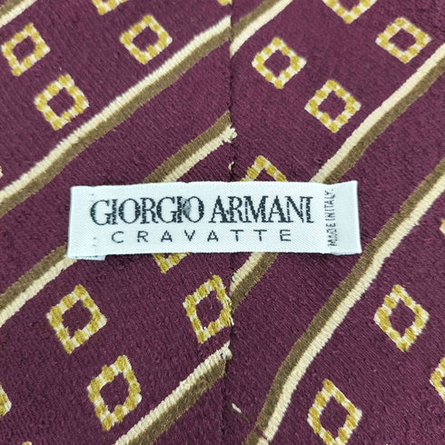 ジョルジオアルマーニ Giorgio Armani 総柄ネクタイ メンズ