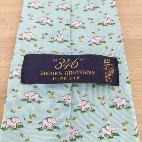 ブルックスブラザーズ BROOKS BROTHERS 像柄 シルクネクタイ メンズ
