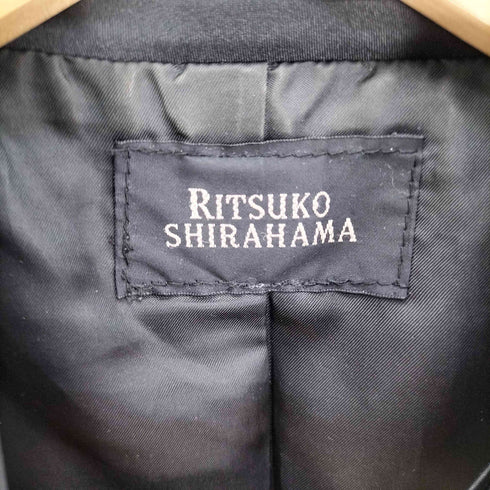 RITSUKO SHIRAHAMA ダブルジップ ビジュー 装飾 中綿 パテッド ジャケット レディース JPN:1