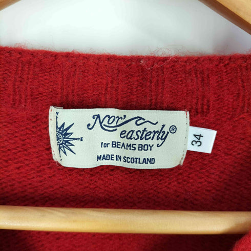 ビームスボーイ BEAMS BOY NOR EASTERLY スコットランド製 ウール ハイネックニット レディース JPN:34