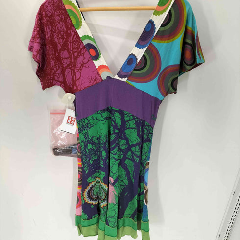 デシグアル Desigual 総柄 ワンピース レディース import:S