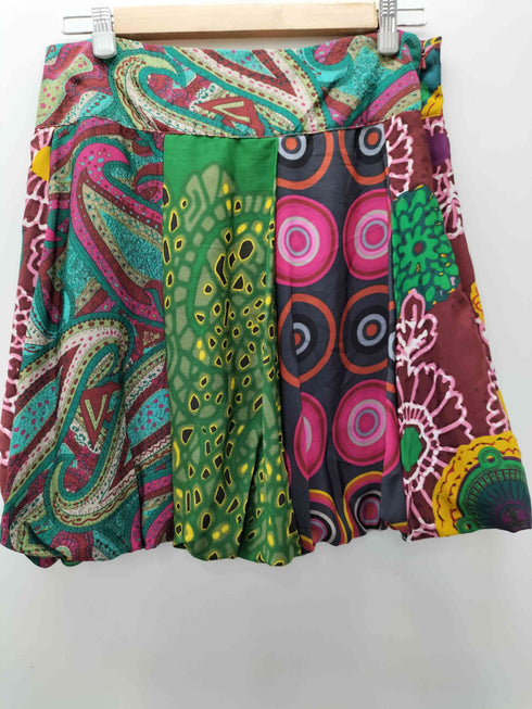 デシグアル Desigual 総柄 ミニスカート レディース 38