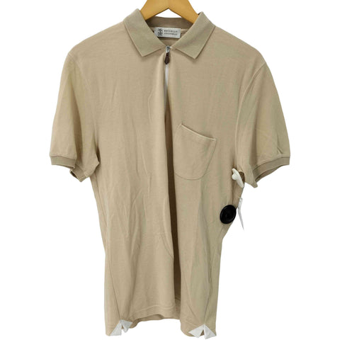 ブルネロ クチネリ Brunello Cucinelli MADE IN ITALY ハーフジップポロシャツ メンズ JPN:M