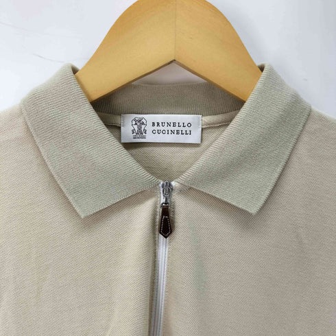 ブルネロ クチネリ Brunello Cucinelli MADE IN ITALY ハーフジップポロシャツ メンズ JPN:M