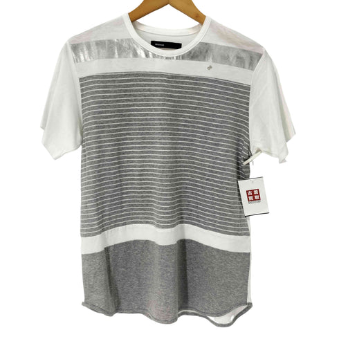 ゼロエイトサーカス 08sircus silver foil border T メンズ JPN:5