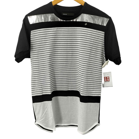 ゼロエイトサーカス 08sircus silver foil border T メンズ JPN:5