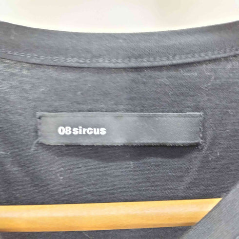 ゼロエイトサーカス 08sircus silver foil border T メンズ JPN:5