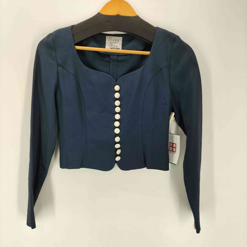 モスキーノチープアンドシック MOSCHINO CHEAP&CHIC ノーカラー ジャケット ミディ 巻きスカート セットアップ レディース 1
