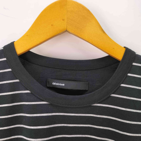 ゼロエイトサーカス 08sircus compact jersey border T メンズ JPN:5