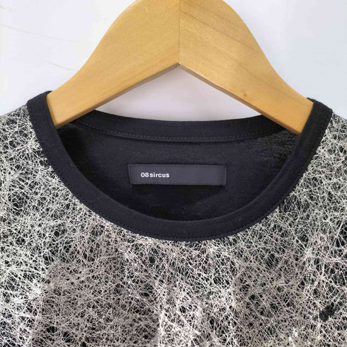ゼロエイトサーカス 08sircus spiderweb print T メンズ JPN:4