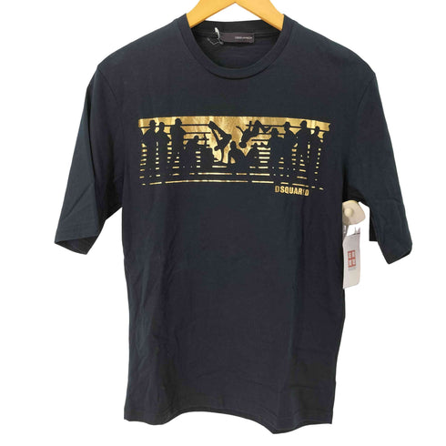 ディースクエアード DSQUARED2 フロントプリント クルーネックTシャツ メンズ JPN:S