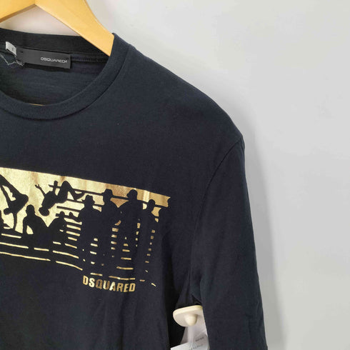 ディースクエアード DSQUARED2 フロントプリント クルーネックTシャツ メンズ JPN:S