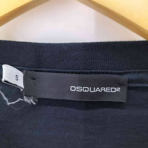 ディースクエアード DSQUARED2 フロントプリント クルーネックTシャツ メンズ JPN:S