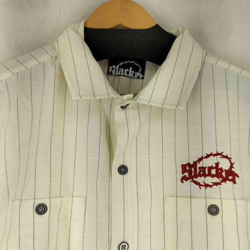 Slacker stripe shirt メンズ