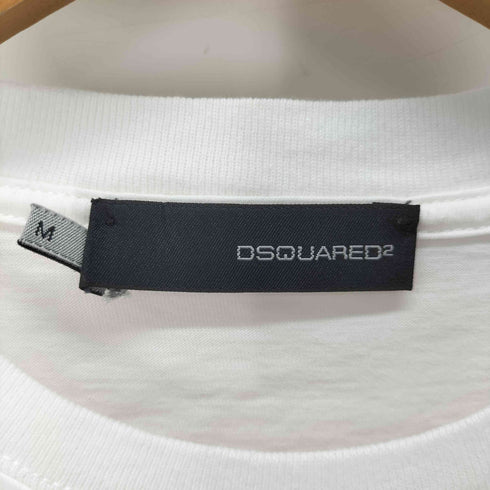 ディースクエアード DSQUARED2 レインボーロゴプリント クルーネックTシャツ メンズ JPN:M