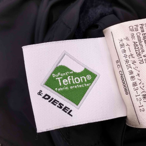 ディーゼル DIESEL テフロン加工 リバーシブル ジップアップナイロンジャケット メンズ import:S