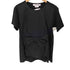 コムデギャルソンコムデギャルソン COMME des GARCONS COMME des GARCONS 17SS 異素材切替 リボンデザイン S/S クルーネック カットソー メンズ JPN:M