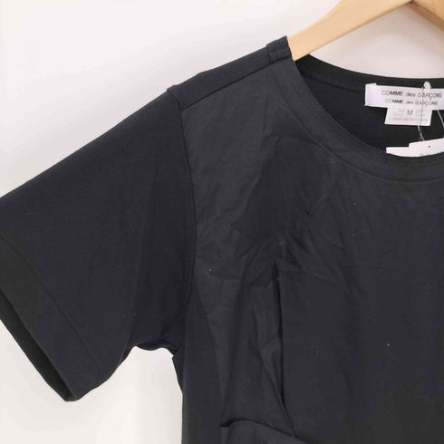 コムデギャルソンコムデギャルソン COMME des GARCONS COMME des GARCONS 17SS 異素材切替 リボンデザイン S/S クルーネック カットソー メンズ JPN:M