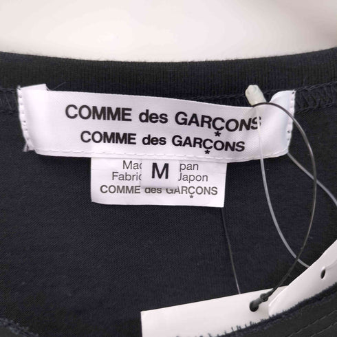 コムデギャルソンコムデギャルソン COMME des GARCONS COMME des GARCONS 17SS 異素材切替 リボンデザイン S/S クルーネック カットソー メンズ JPN:M