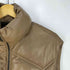 ザラ ZARA フェイクレザー 中綿ベスト レディース import:XS
