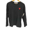 プレイコムデギャルソン PLAY COMME des GARCONS AD2021 ハートワッペン L/S クルーネック Tシャツ メンズ JPN:M