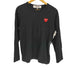 プレイコムデギャルソン PLAY COMME des GARCONS AD2021 ハートワッペン L/S クルーネック Tシャツ メンズ JPN:M