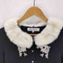スーパービューティ super beauty 襟ファー カーディガン レディース 40