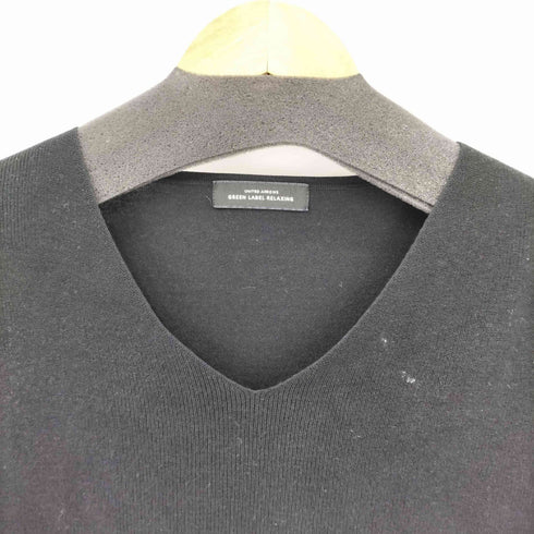 ユナイテッドアローズグリーンレーベルリラクシング UNITED ARROWS green label relaxing KC カタアゼx天竺 Vネック ニット レディース