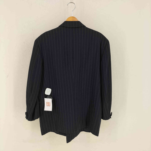 コムデギャルソンオムプリュス COMME des GARCONS HOMME PLUS 80s ストライプ ウール ダブルブレスト テーラードジャケット メンズ JPN:S