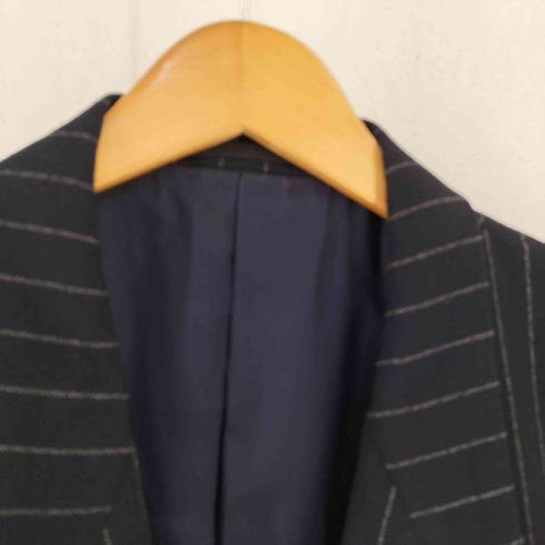 コムデギャルソンオムプリュス COMME des GARCONS HOMME PLUS 80s ストライプ ウール ダブルブレスト テーラードジャケット メンズ JPN:S