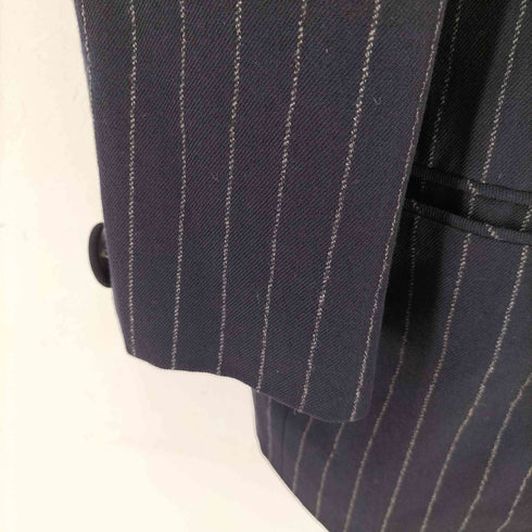 コムデギャルソンオムプリュス COMME des GARCONS HOMME PLUS 80s ストライプ ウール ダブルブレスト テーラードジャケット メンズ JPN:S
