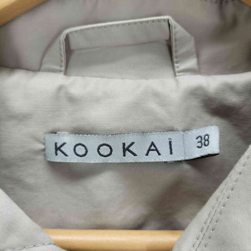 クーカイ KOOKAI 裏地レオパード トレンチコート レディース JPN:38