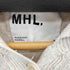 エムエイチエル MHL. ピリング加工 リネン混 コットンニット 半袖ポロシャツ レディース 2