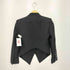 ヘルムートラング HELMUT LANG USA製 カットアウトデザイン ノーカラー 逆燕尾 テーラードジャケット レディース 0