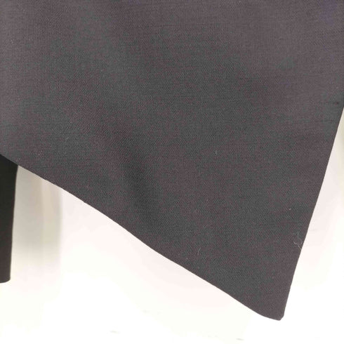ヘルムートラング HELMUT LANG USA製 カットアウトデザイン ノーカラー 逆燕尾 テーラードジャケット レディース 0