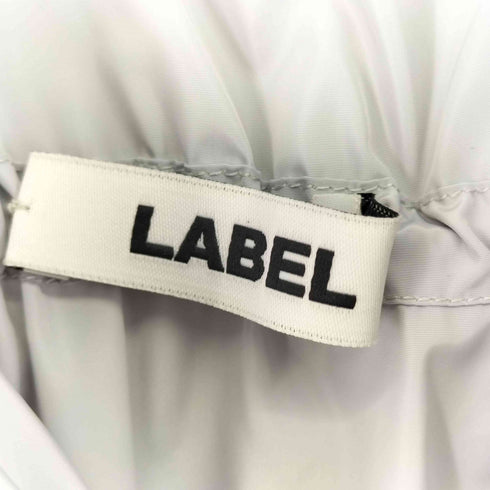 LABEL ARCHIVE フロントジップ ドローコード ナイロンキャミワンピース レディース