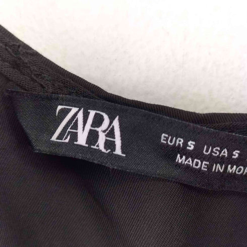 ザラ ZARA ショートポプリンワンピース レディース US S