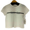 MARTIN KIM LOGO CUTTED CROP TOP レディース import:S