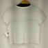 MARTIN KIM LOGO CUTTED CROP TOP レディース import:S