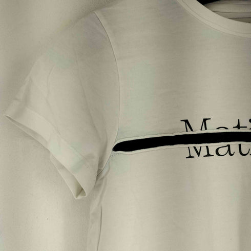 MARTIN KIM LOGO CUTTED CROP TOP レディース import:S